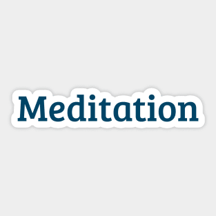 Meditation Sticker